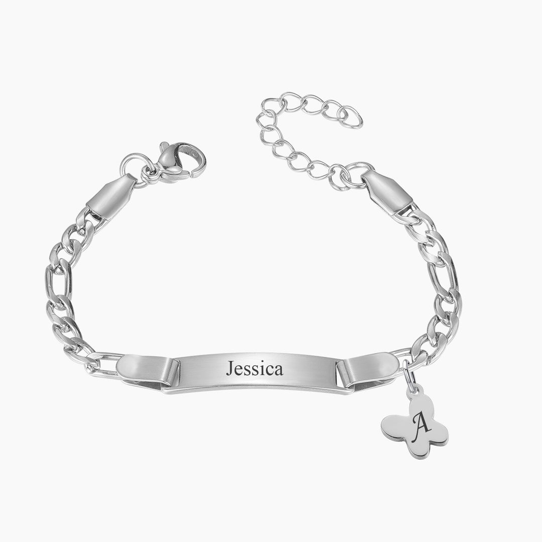 Personalisiertes Armband aus Edelstahl für Babys/Kinder - Babyfirst24