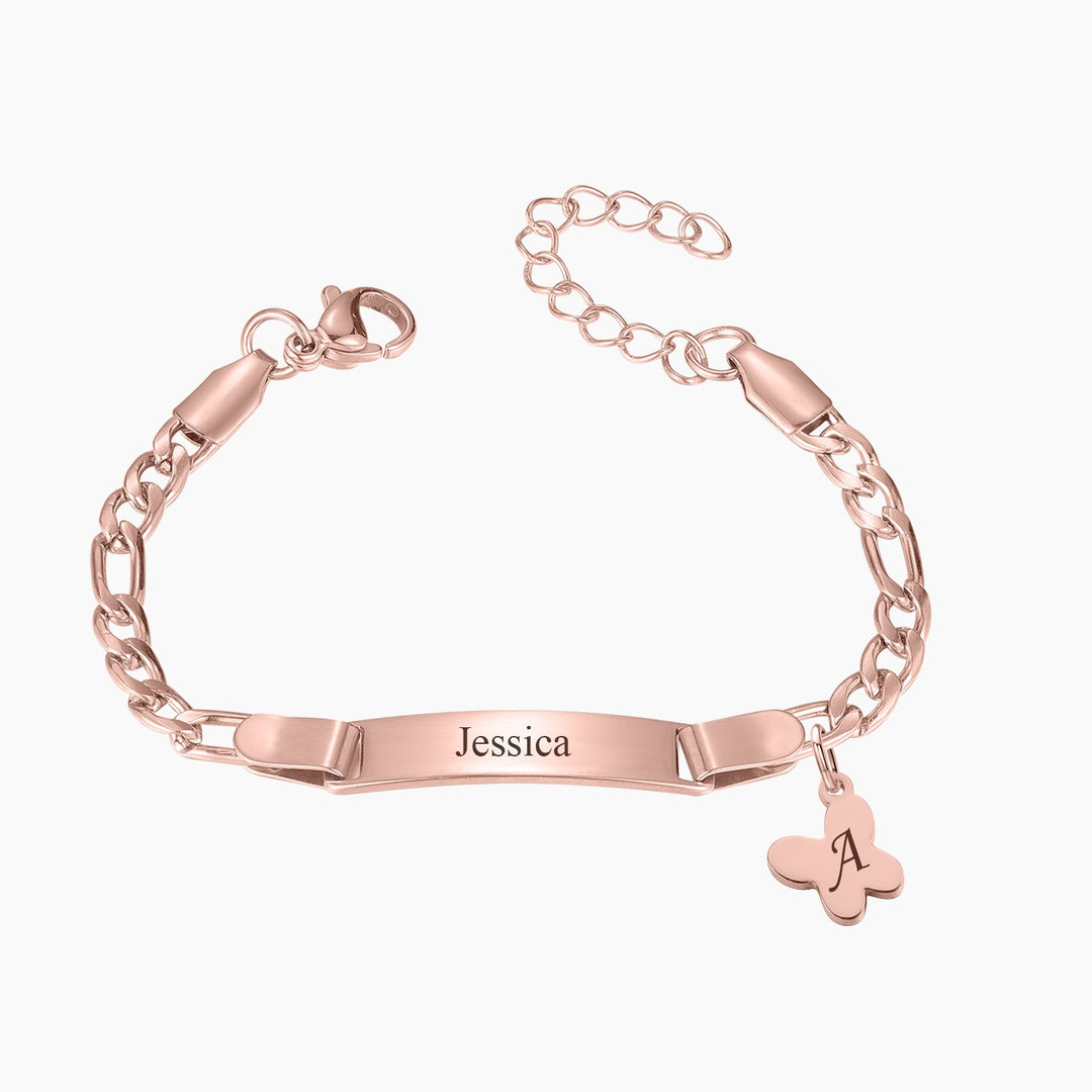 Personalisiertes Armband aus Edelstahl für Babys/Kinder - Babyfirst24