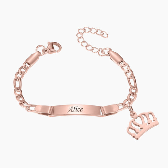 Personalisiertes Armband aus Edelstahl für Babys/Kinder - Babyfirst24