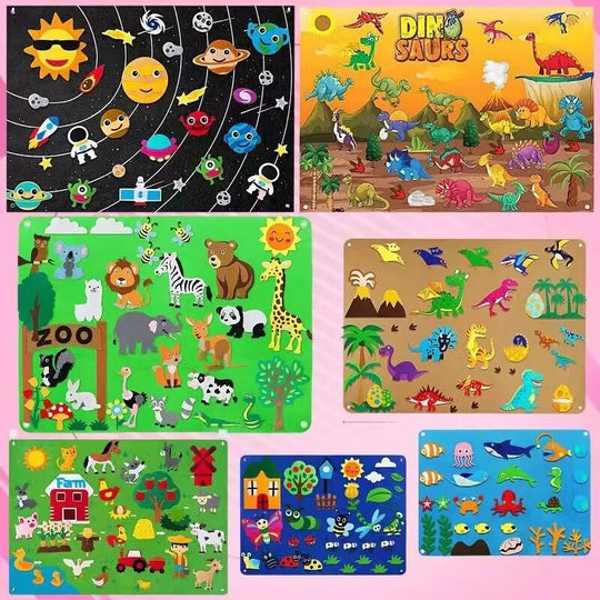 LERNBOARD™ - UNENDLICHER ENTDECKUNGS- UND SPIELSPASS! - FILZBRETT - Babyfirst24