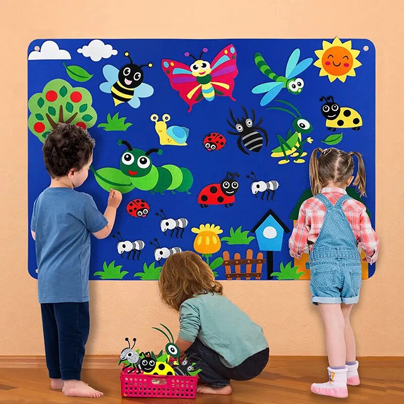 LERNBOARD™ - UNENDLICHER ENTDECKUNGS- UND SPIELSPASS! - FILZBRETT - Babyfirst24