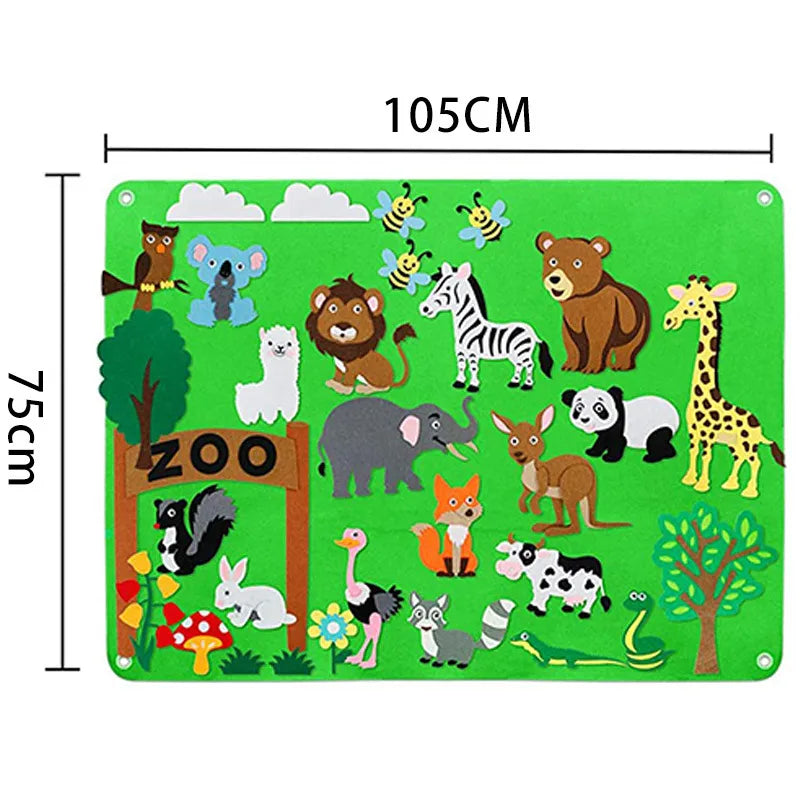 LERNBOARD™ - UNENDLICHER ENTDECKUNGS- UND SPIELSPASS! - FILZBRETT - Babyfirst24