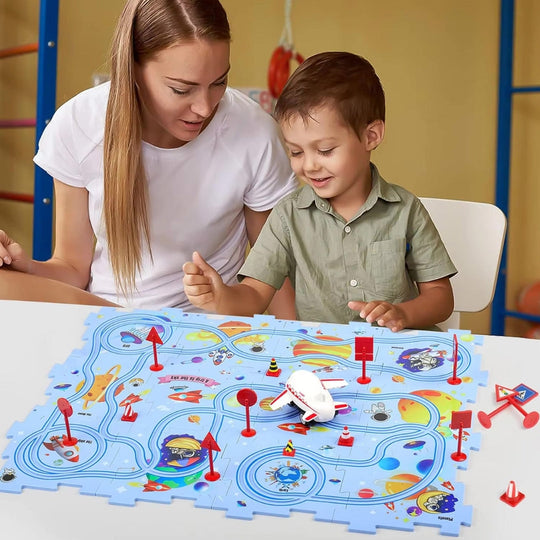 Schienenfahrzeug-Puzzle - Babyfirst24