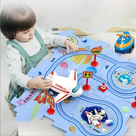 Schienenfahrzeug-Puzzle - Babyfirst24