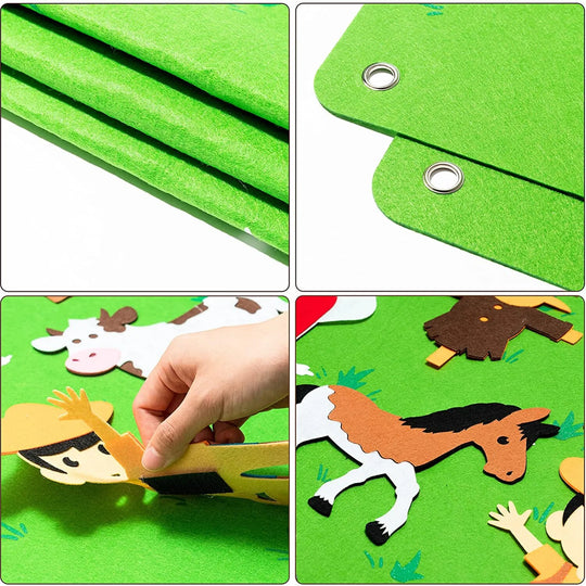 LERNBOARD™ - UNENDLICHER ENTDECKUNGS- UND SPIELSPASS! - FILZBRETT - Babyfirst24