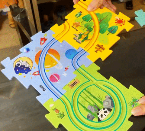 Schienenfahrzeug-Puzzle - Babyfirst24