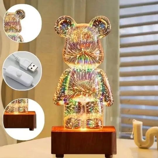 3D Bär Nachtlicht LED - Babyfirst24