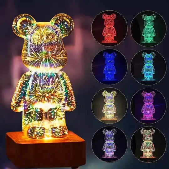 3D Bär Nachtlicht LED - Babyfirst24