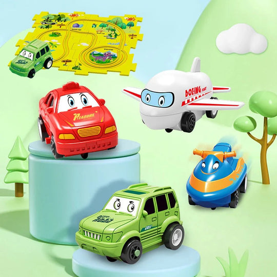 Schienenfahrzeug-Puzzle - Kinderwelt-Held