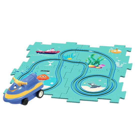 Schienenfahrzeug-Puzzle - Kinderwelt-Held