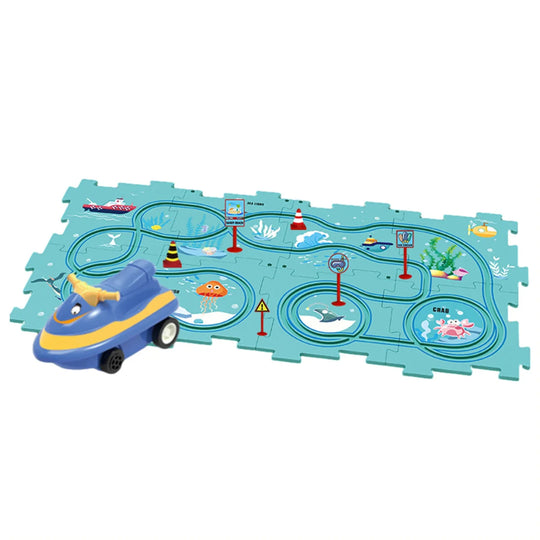 Schienenfahrzeug-Puzzle - Kinderwelt-Held